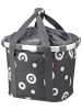 KLICKfix Vorderradkorb "Bike Basket" in bubbles-anthrazit