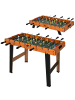 HOMCOM Mini Tischkicker,84,5L x 40B x 61,2H cm,Naturholz