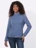 WITT WEIDEN Pullover in royalblau-ecru-meliert