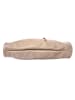 Florence Florence Schultertasche, Beuteltasche Leder braun, helltaupe, tan ca. 37cm