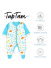 TupTam Baby Jungen Schlafstrampler mit Fuß 3er Pack in blau Modell 1