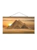 WALLART Stoffbild mit Posterleisten - Dream of Egypt in Gold