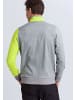 erima 5-C Praesentationsjacke in grau melange/lime pop/schwarz