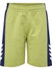 Hummel Kinder Short "Hmlrush Block Shorts" in Grün