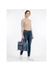 DuDu Pocket Aktentasche Leder 36 cm Laptopfach denim blue