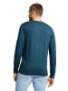 Tom Tailor Feinstrick Pullover Langarm Basic Sweater V-Neck Jumper in Blau