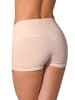 Alkato Alkato Damen Sport Shorts mit Hohem Bund in beige