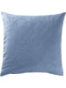 Erwin Müller Jacquard Kissenhülle Düsseldorf in rauchblau
