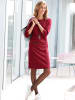 WITT WEIDEN Jersey-Kleid in dunkelrot