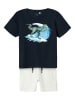 name it Sommer Set T-Shirt & Shorts NMMJUNIK in dark sapphire