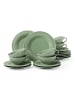 Seltmann Weiden 18er Set Teeservice Beat Color Glaze in Salbeigrün