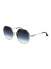 Trussardi Unisex Sonnenbrille Rechtwinklig Silber