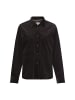 Camel Active Oversize-Bluse mit Hemdkragen in Schwarz