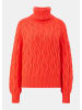 comma Strickpullover langarm in Orange