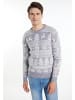 MO X-Mas-Pullover in Grau Weiss