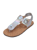 KOEL Sandalen ABRIANA METALLIC  in silberfarben