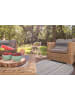 Kayoom Wohnzimmer Teppich – Kurzflorteppich Sunny 210 in hellblau - rechteckig