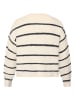 Zero  Strickjacke mit Streifen offener Style in Patch Cream/Dark Blue