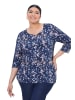 Ulla Popken Shirt in dunkles marine