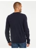 Threadbare Strickpullover THB Jumper Beaufort Crew Neck in blau-schwarz