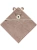 Erwin Müller Kinder-Kapuzenbadetuch Bär 3D in beige