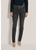 MADELEINE Glanzvolle Slim Fit Five-Pocket-Jeans in black denim