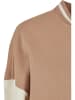 Urban Classics College Jacket in amber/whitesand