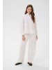 Cream Langarm - Hemd CREstela Relaxed fit in Snowwhite with  Blue