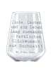 Mr. & Mrs. Panda Rotwein Glas Spruch Hochzeit Liebe Lachen mit S... in Transparent