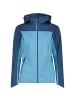 cmp Softshelljacke, Funktionsjacke WOMAN JACKET FIX HOOD in Blau