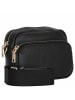 Seidenfelt Heby - Schultertasche 18 cm in schwarz gold