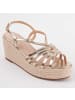 Montevita Sandalen Keilsandalen Salia6 Gold in Golden