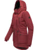 ragwear Kurzmantel Ellsa YOUMODO in Wine Red