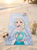 Disney Frozen Die Eiskönigin Strandtuch Frozen Elsa Badetuch Handtuch 120x60cm in blau