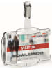 Durable Kartenschutzhülle RFID Secure Mono 54x85mm mit Clip Packung mit 10 Stück