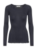 Seamless Basic Hemd Silky in Navy