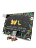 Mr. & Mrs. Panda Adventskalender Raupe Schmetterling mit Spruch in Kreidetafel