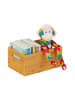 relaxdays 4 x Aufbewahrungskiste in Natur - (B)30 x (H)14 x (T)20 cm
