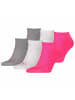 Puma Socken 6er Pack in Grau/Pink