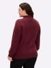 sheego by Joe Browns Pullover in bordeaux