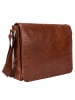 Leonhard Heyden Cambridge Messenger Leder 32 cm Laptopfach cognac