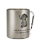 Mr. & Mrs. Panda Becher Elefant Biene mit Spruch in Silber