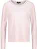 monari Pullover-Shirt mit Strickkragen in Light Rose