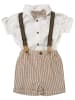 Little Gent 4tlg Set Frühling, Sommer in braun creme