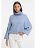 VINAJA Women Strick Rollkragenpullover in Blau