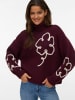 Vero Moda Strickpullover in Winetasting