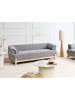 Beliani 3-Sitzer Sofa ALNOR in Grau/Braun - (W) 205 x (H) 67 x (L) 85 cm