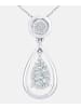 Diamant L'éternel Halskette mit Anhänger aus 375 Weißgold mit Diamant