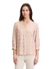 CARTOON Casual-Bluse mit Raffung in Cream/Rosé