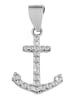 Adeliás Damen Anhänger aus 925 Silber mit Zirkonia in silber